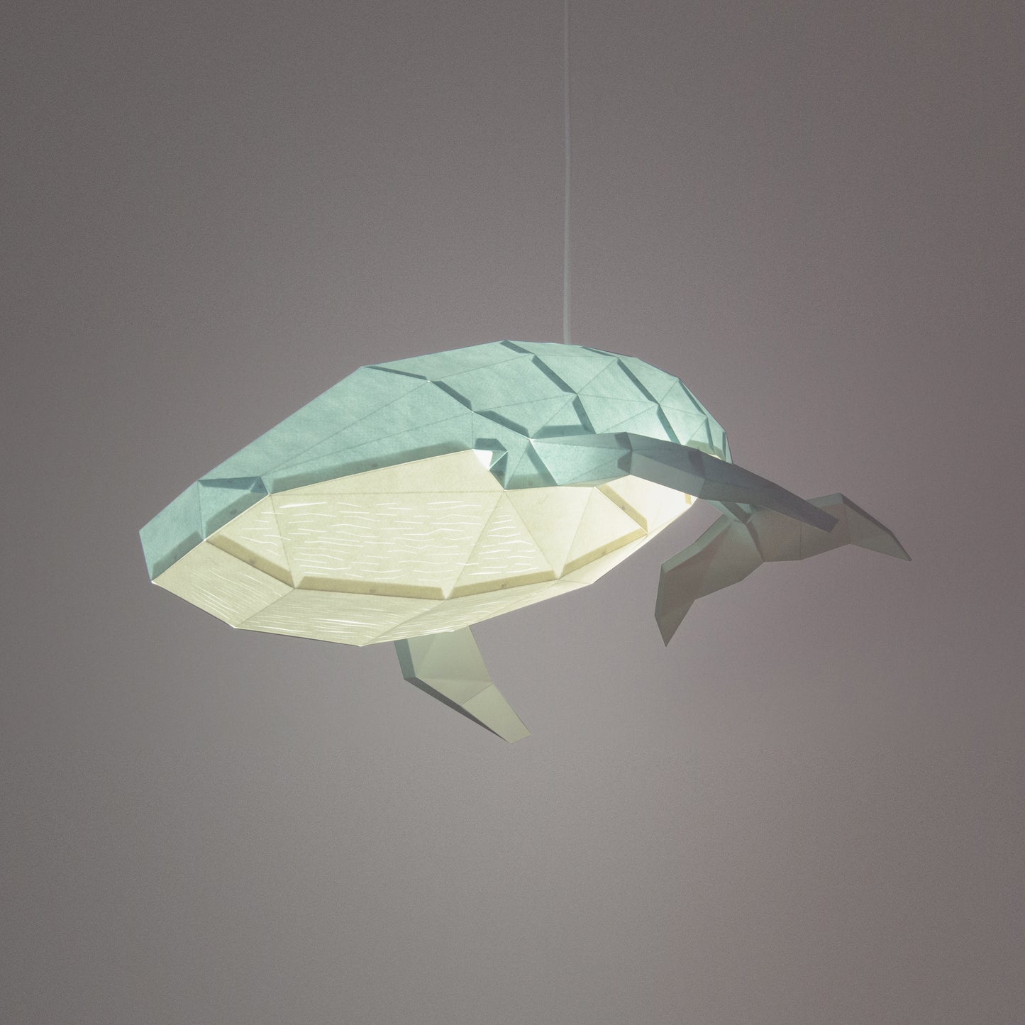 Owl Paper Lamps - Humpback whale