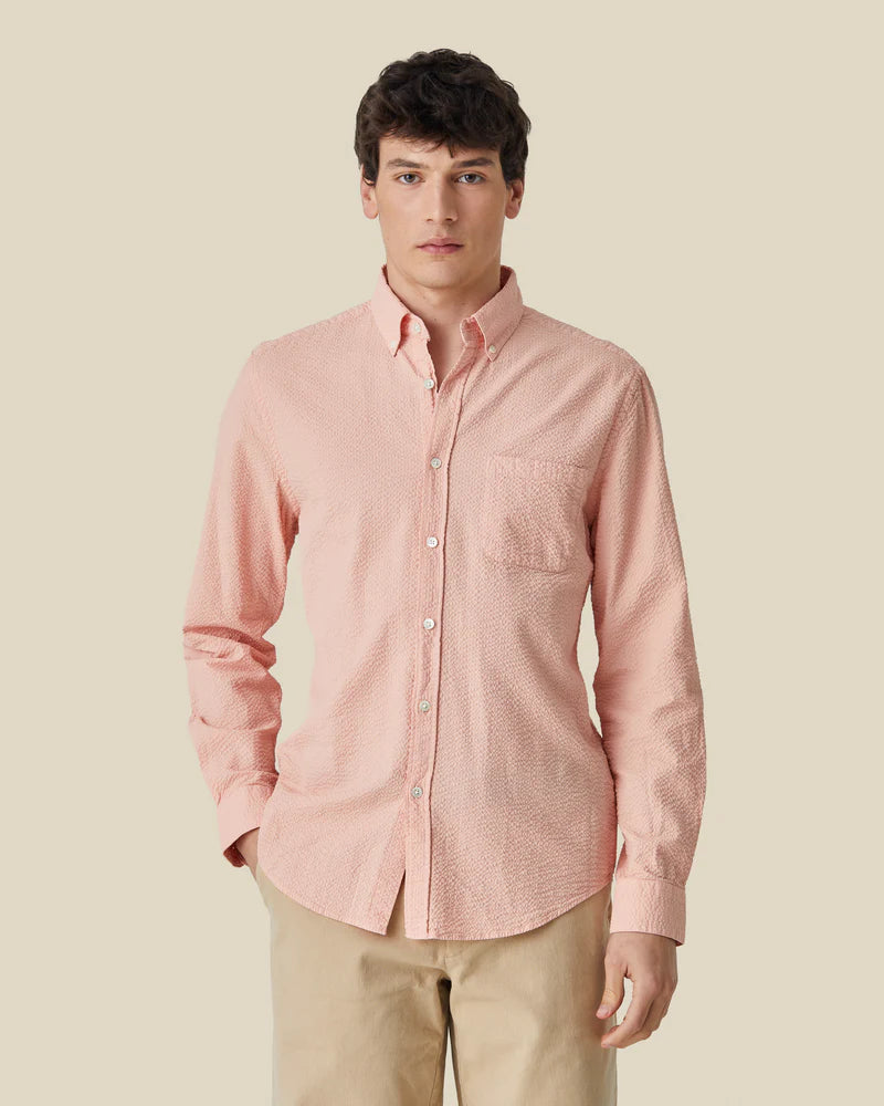 Portuguese Flannel - Atlantico old rose - Hemd