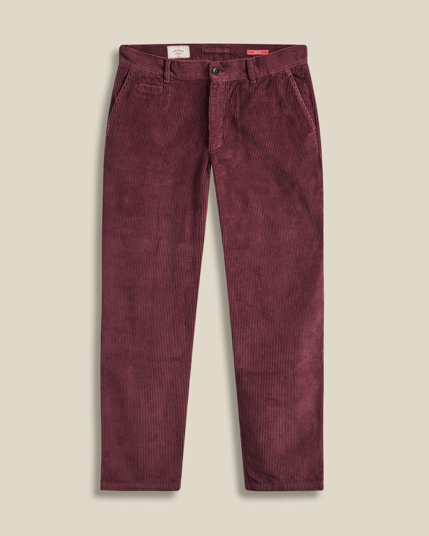 Portuguese Flannel - corduroy trousers bordeaux