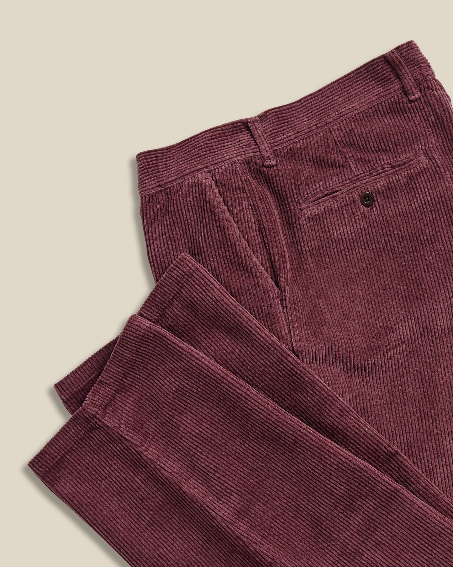 Portuguese Flannel - corduroy trousers bordeaux