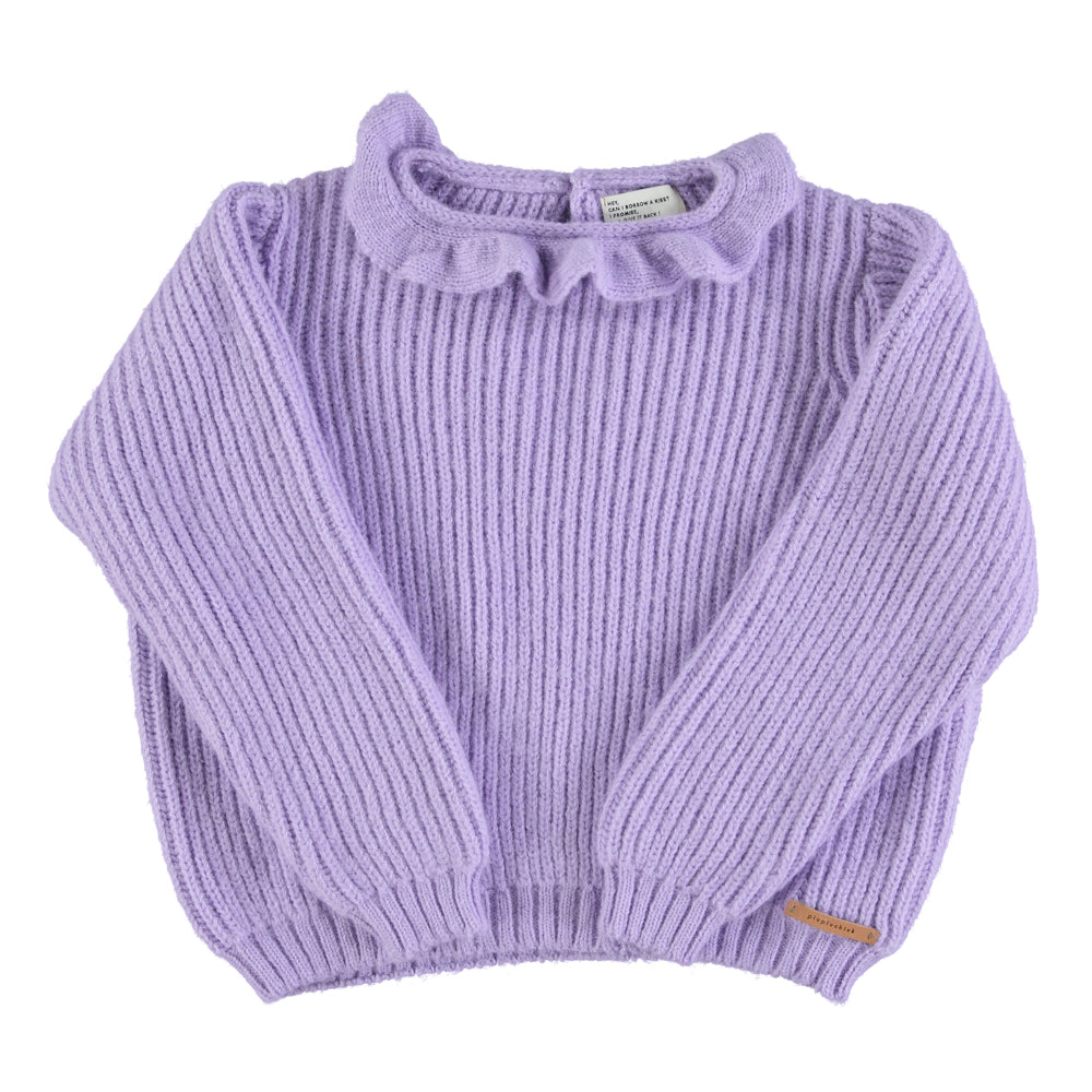 Piupiuchick - Knitted Sweater Collar Lilac K