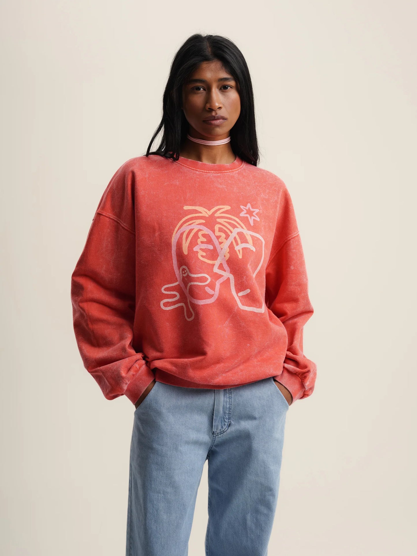 Mustique - Faces Crewneck