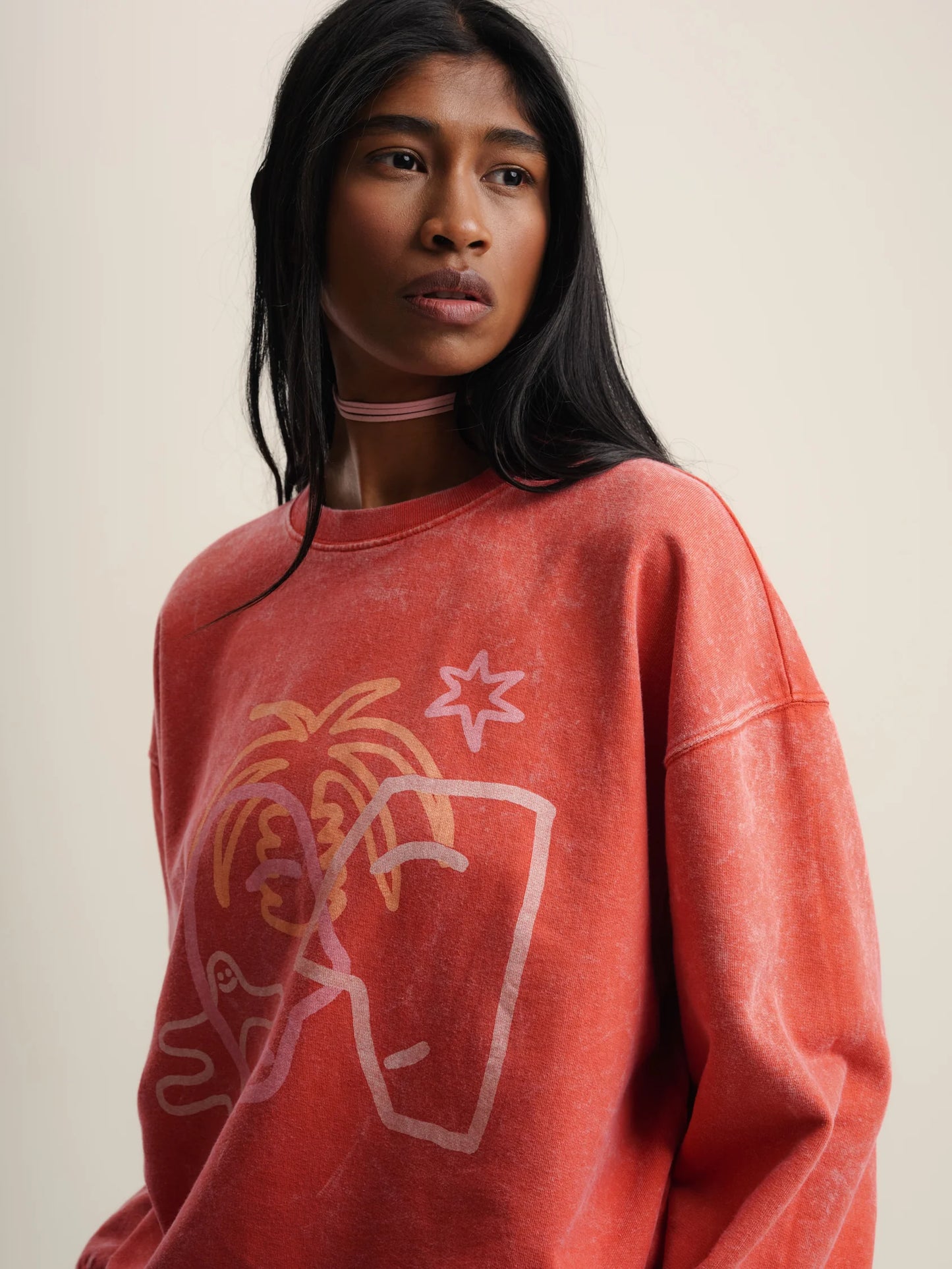 Mustique - Faces Crewneck