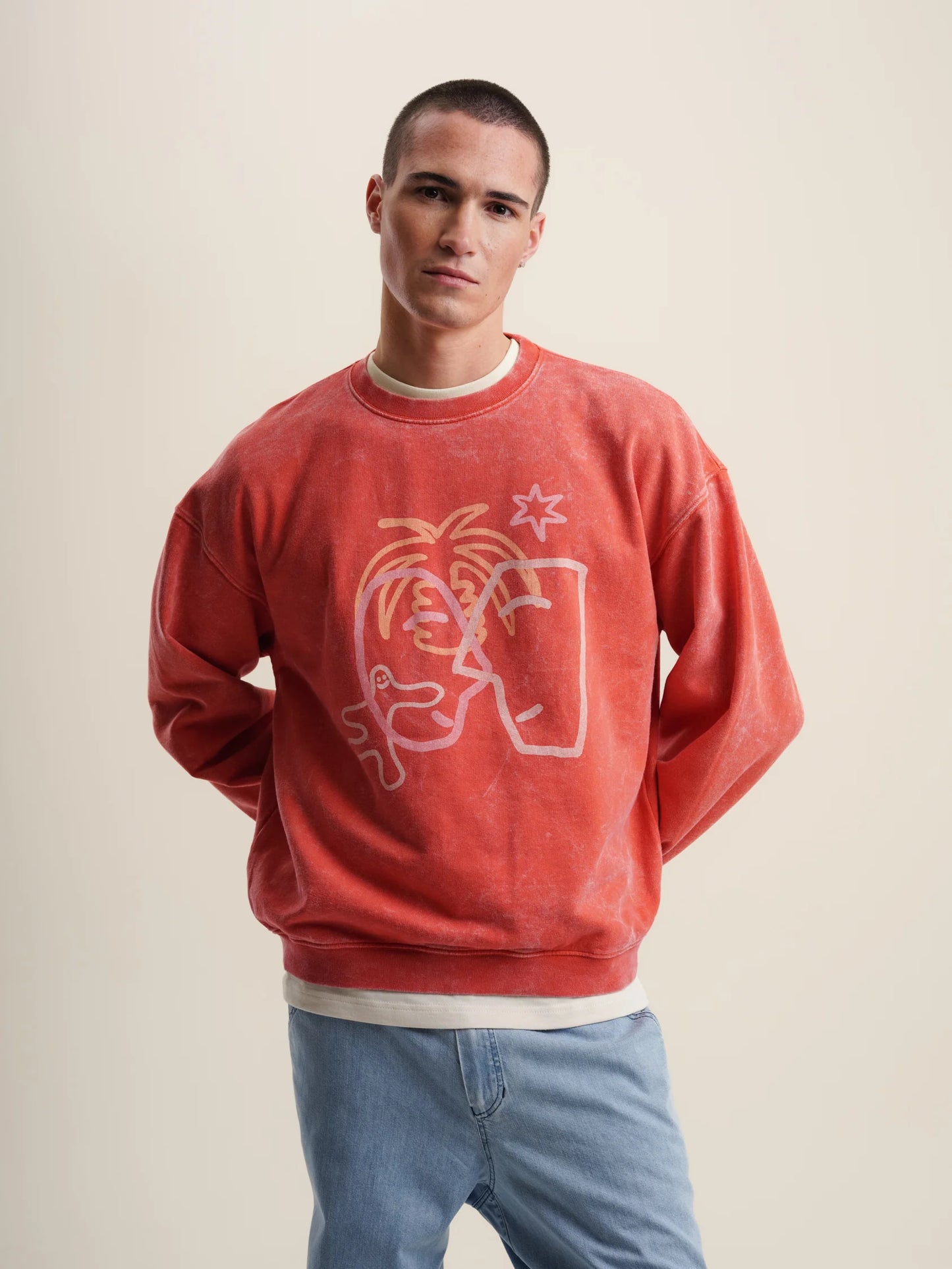 Mustique - Faces Crewneck