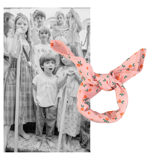 Piupiuchick - Bandana Pink Flowers SS25