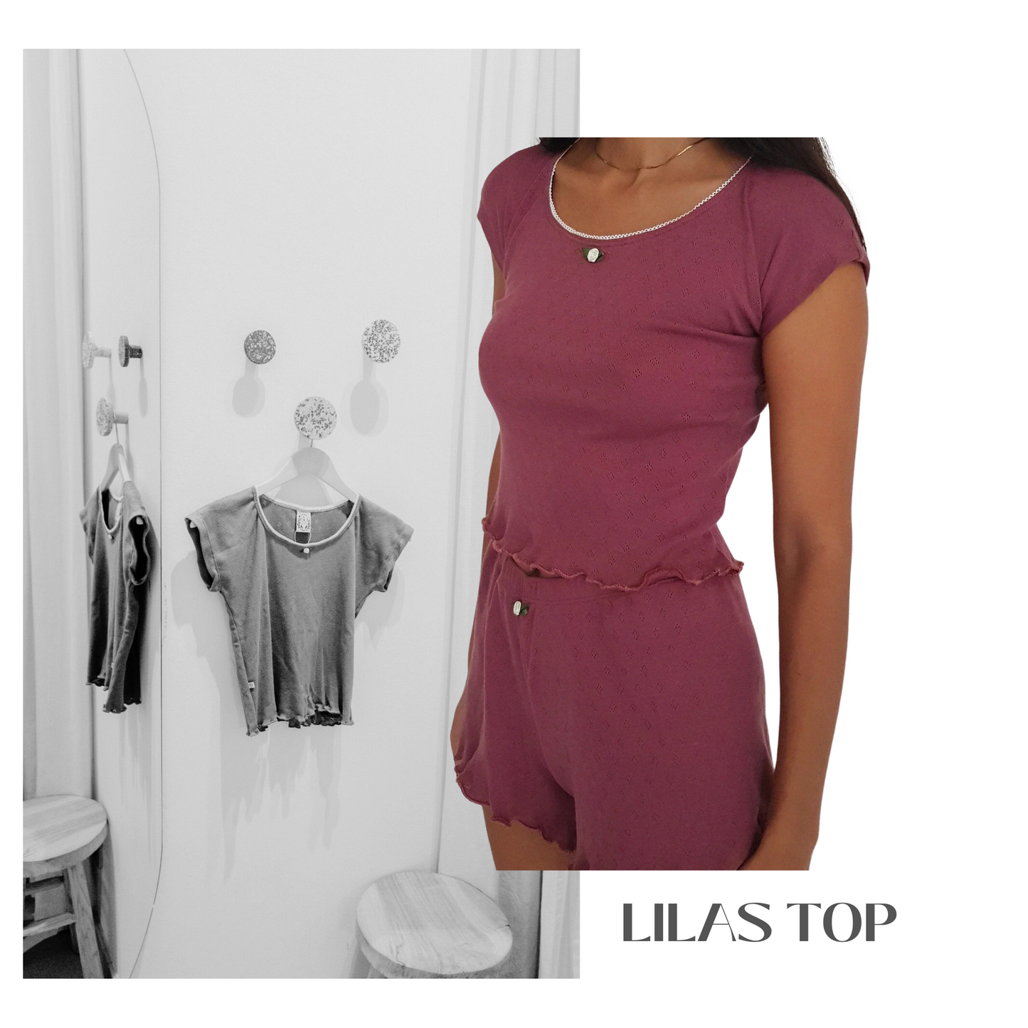 Tricirculo - LILAS TOP // bordeaux