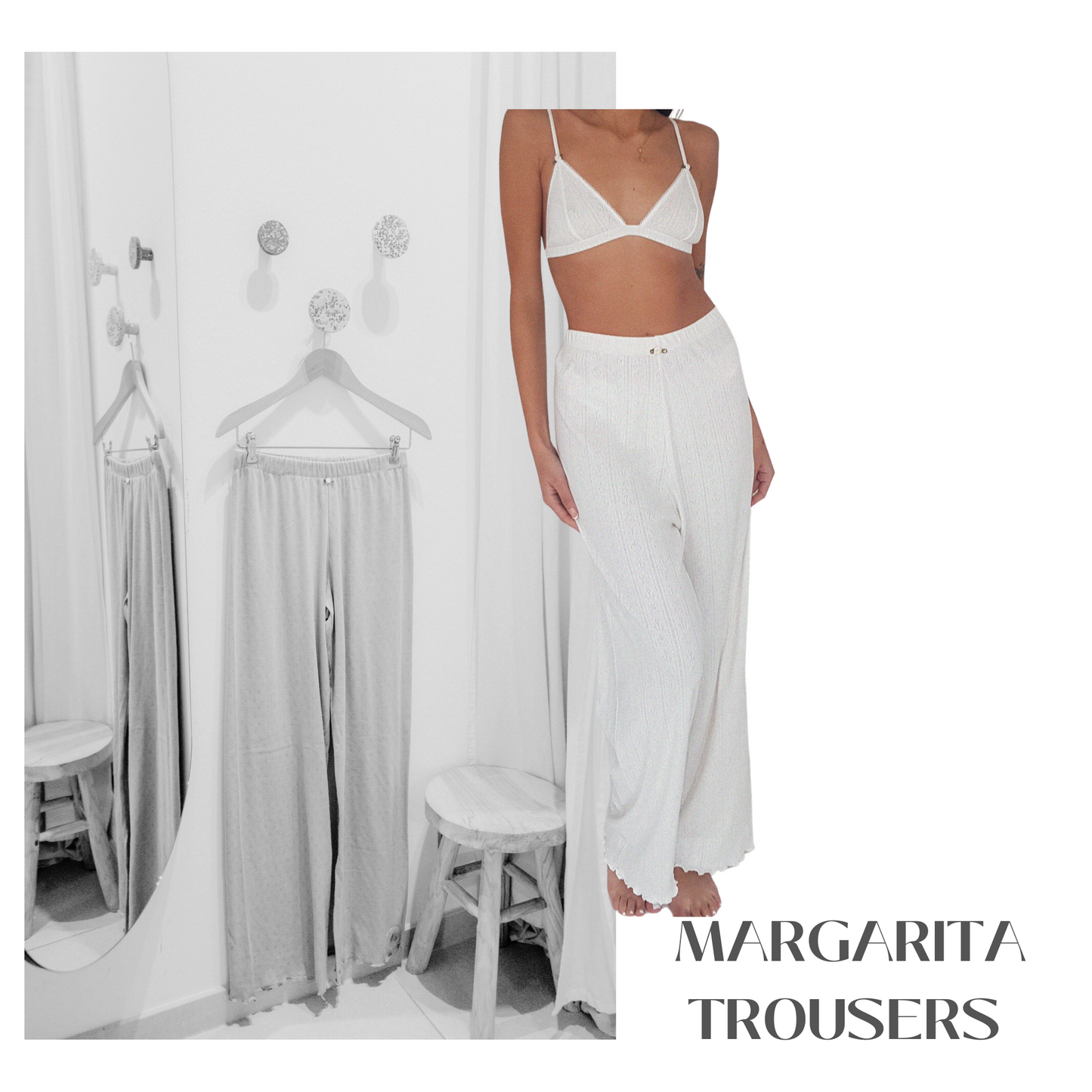 Tricirculo - MARGARITA HOSE // white