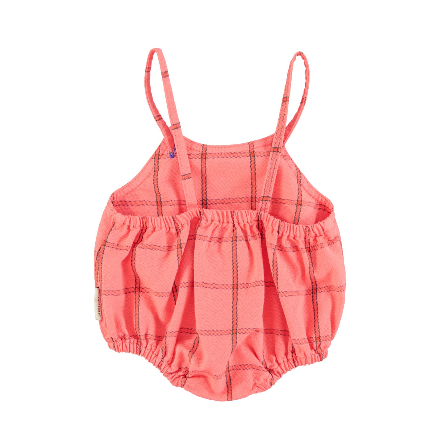 Piupiuchick - Baby Romper Pink Checkered SS25