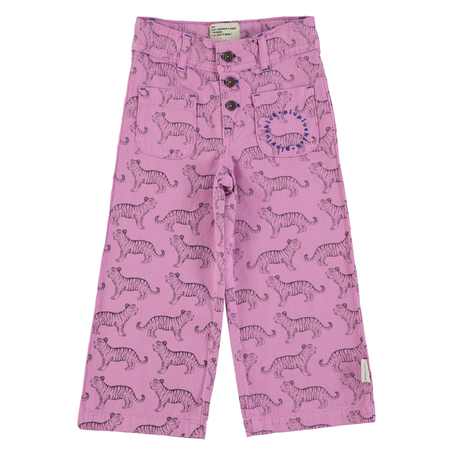 Piupiuchick - Flare Trousers Lavender Black Tigers SS25