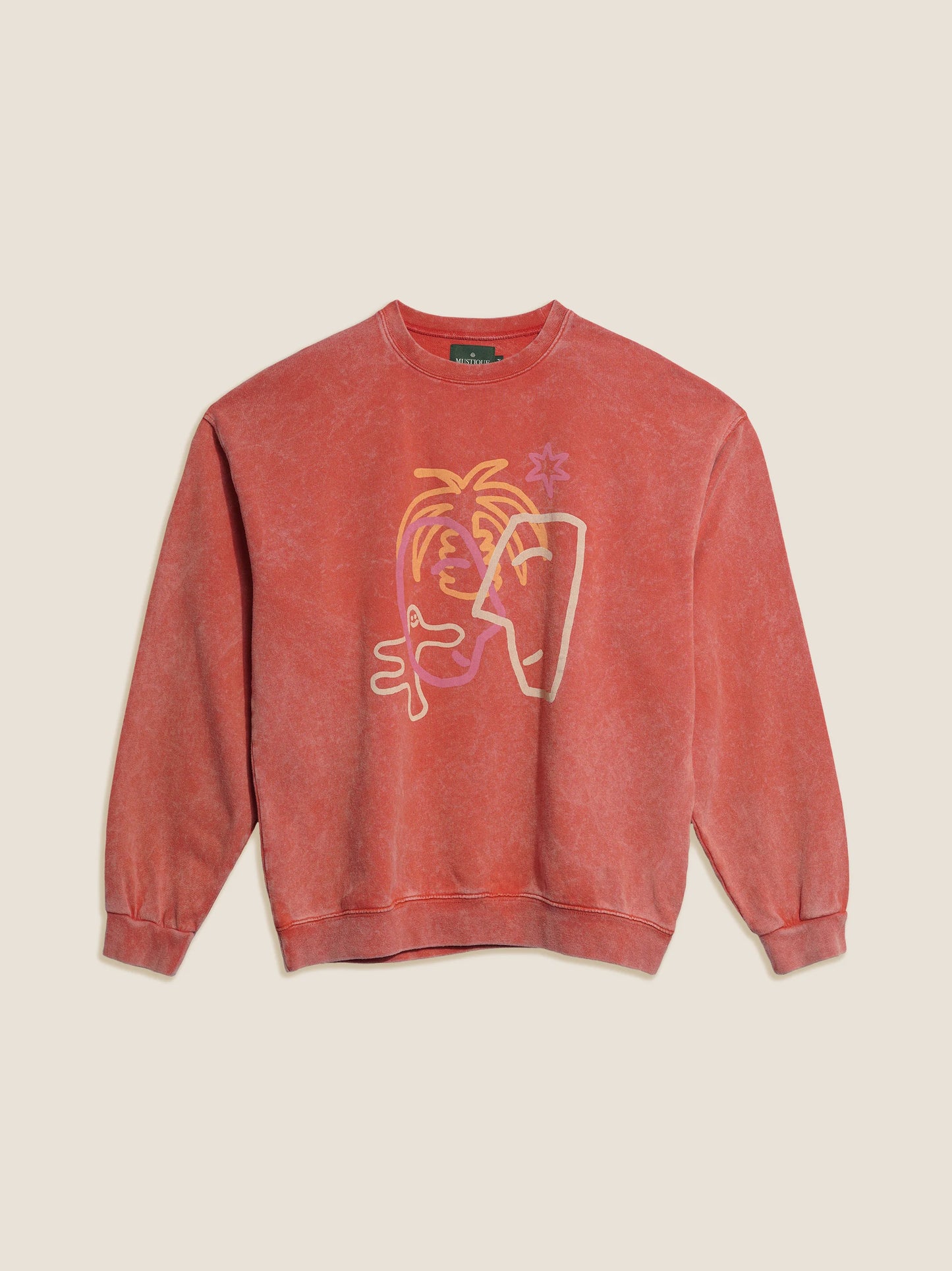 Mustique - Faces Crewneck