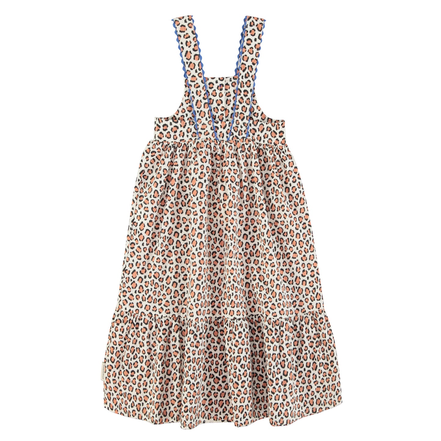 Piupiuchick - Long Layered Dress Ecru Animal Print SS25