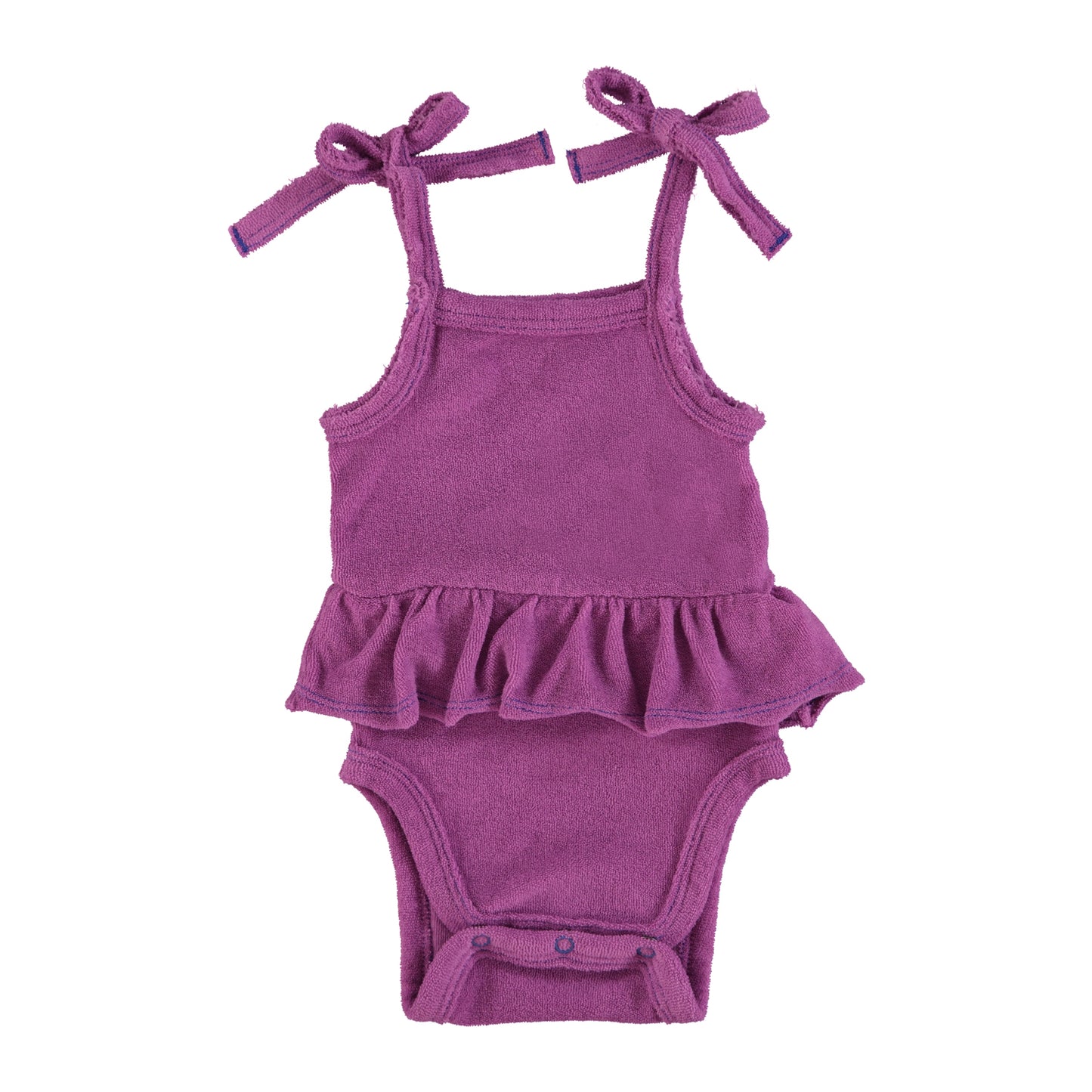 Piupiuchick - Newborn Sleeveless Body Fuchsia SS25