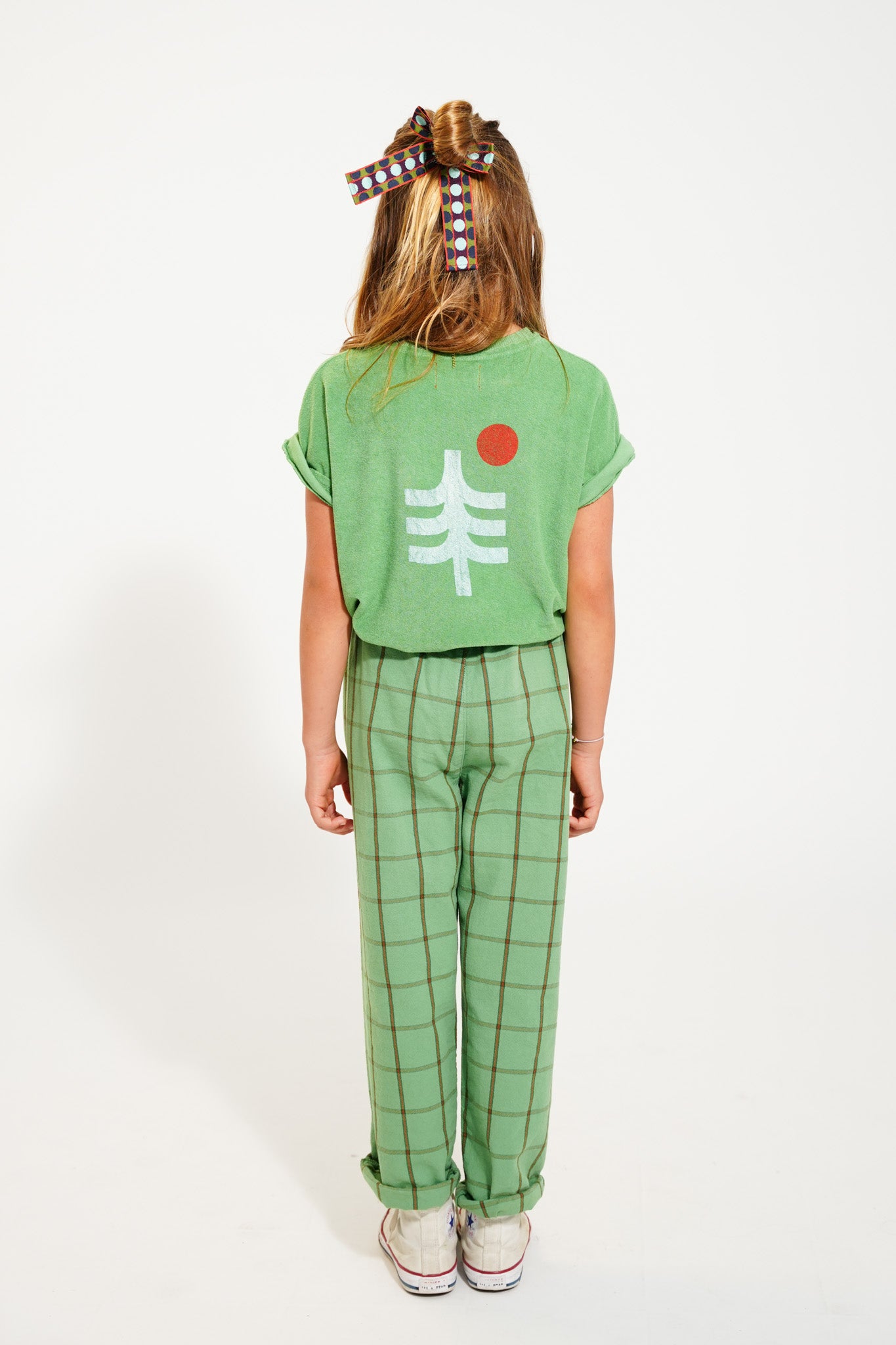 Piupiuchick - Unisex Trousers Green Checkered SS25